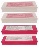 Makeup Mania Non-Woven Body Wax Strips, Hair Removal Waxing Strips for Face, Legs, Underarms, Facial Eyebrow, Disposable Strips (White, Pink) Strips (280 Strips, Set of 4)