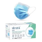 Stiora 3 Ply Protective Face Mask (Pack 250)|Medical Disposable Surgical Mask(Blue, Unisex)|Certified By ISO, CE, FDA & GMP