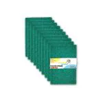 Kitchen Clean Large Kitchen Scrubs | Juna for Kitchen Dish Washing | Clean Shine Non Scratch Brite Scrub Pads | Long Lasting Utensils Scrub Pads (Green, Large 4x6 inch, Pack of 10 Pcs)