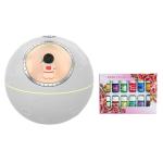 TLISMI Space Capsule Theme Cool Mist Air Humidifier & Ultrasonic Aroma Diffuser with Set of 12 Water-Soluble Plant Essential Oils Cute Astronaut Humidifier for Kids Rooms, Office, Birthday Gift