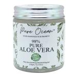Pure Ocean The Beauty Regime Natural Organic Aleo Vera Gel With Vitamin E for All Skin Type, Face and Hair Anti Aging Acne Pigmentation Skin Glowing 100% Pure Natural Aloe Vera Gel, 175g