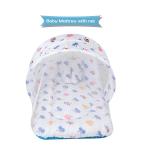 Kiddie Fun Baby Mattress with Mosquito Net and Bumper Guard 70x45x45 Cm
