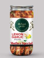 Achari Pickles Lemon and Garlic Pickle Homemade Neembu and Lehsun Ka Aachar(400 g)|Pickle|Lemon and Ginger Pickle|400 g Lemon and Ginger Pickle|Homemade Pickle|