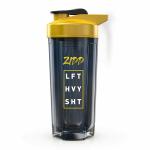 MuscleBlaze ZIDD Pro 1.0 Shaker Bottle, 100% Leakproof, BPA-Free Sipper Bottle, Ideal for Whey Protein, Pre Workout, and BCAA Shakes, Yellow and Black, 750 ml