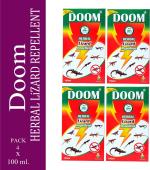 Doom Citronella and Lemongrass Lizard Repellent 400 ml (Pack of 4)