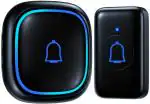 Lokza Black Waterproof Wireless Doorbell