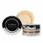 EcoBerry Tinted Face Powder For Everyday No Makeup Look / Chemical Free / Vegan -50g