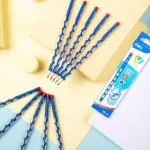 Deli 2B Graphite Pencil for Students, Craft, Drawing, Writing, Sketching Black Graphite 12 Pencils