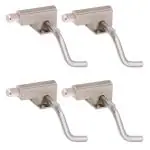 Rawk Stainless Steel Cambolt | Automatic Latch | Heavy Cam Bolt | Automatic Tower Bolt | Auto Lock | Almirah Tower Bolt Locking System | Automatic Cam Bolt (Matte Finish 2-Inch Pack fo 4)