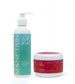 Manetain Oh So Cool Cowash And Oh So Strong Conditioner For Curly And Wavy Hair, 200 Mg Each (Combo Of 2)