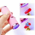 Coslifestore Mini UV Led Nail Lamp For Gel Nails 9 Led Flashlight Portability Nail Dryer Machine Nail Art Tools UV Light