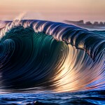 Love Creation 12x18 Size poster print for creative wall art- sea-spray-7932(Non Sticker)