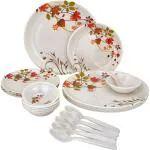 Carnival Pack of 24 Melamin Melamine mo-102, beautyfull dinner set 24 pcs Dinner Set (Multicolor)