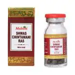 Multani Shwas Chintamani Ras with 24 Carat Gold & Pearl | Helps In Congestion | Helpful In Clearing Clear Mucus | 30 Tablet