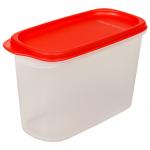 Tupperware Red Plastic Smart Saver with Lid 1.1L