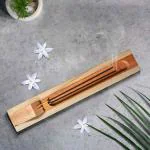 Soulveda Kraftz Handcrafted Wooden Merry Go Round Agarbatti Stand | Pack of 1, Made with Natural Wood, Incense Holder & Ash Catcher | Wooden Agarbatti Stand for Home, Meditation, Office