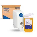 Kimberly-Clark White Sanitizer Dispenser And Body Wash Refill, 1 L (Combo Of 2)