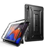 SUPCASE Unicorn Beetle Pro For Samsung Galaxy Tab S7 Plus Black Kickstand,Anti Slip Front Back Cover