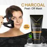 Globus Naturals Activated Charcoal Peel Off Mask for Women, 100g