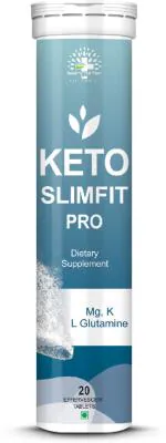 Healthy Nutrition -Just for the Health of it Keto SlimFit Pro Vegetarian for Weight Loss and Fat Burner-20 tablets