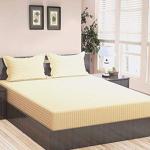 ARITO 260 TC Solid Microfiber Bedsheets With 2 Pillow Cover