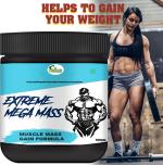 Inlazer Extreme Mega_ Weight Gain Powder, Protein Gym Supplement , Mass/Weight Gainers Weight Gainers/Mass Gainers (100 g, No Flavour)