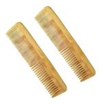 Herb Essential Handcrafted Neem Wood Comb M V Natural Wood (Pack of 2)