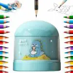 Kunya Sharpener for Kids - Automatic Electric Sharpener, Dinosaur Pencil Sharpener, Table Sharpener Machine, Birthday Return Gift (Dinosaur)