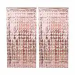SHANAYA Wedding Decor Square Sequin Backdrop Curtain (Pack of 2)