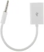 Astound 3.5Mm Male Aux Audio Jack Plug To Usb 2.0 Female Converter