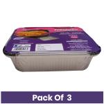 Freshee 15pcs Disposable Aluminium Foil Container with Lid, 2100ml For Food Storage, Baking, Roasting, Freezing, Parcel Oven Safe