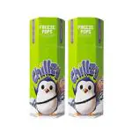 Chillzy-Freeze Pops - 12 All Natural Ice Pops - Single Flavor - Teeth Friendly - 70ml each - 1 Pack (Cherry Berry)