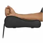 CARIZO Car Armrest Cushion, Memory Foam Car Black Armrest Console Pillow Compatible with Tata Punch (2021)