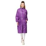 The Clownfish Purple Reversible Double Layer Raincoat For Women