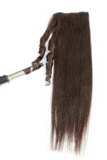 K-Hair Women Black Natural Hair Extension with 4 Clip single unit (Pack of 1)