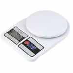 ShopiMoz Digital Kitchen Weighing Scale 0.1 gm to 10 kg Portable Weighting Machine for Home Electronic Food Weight Machine LCD Black Display Measuring Cooking Vegetable