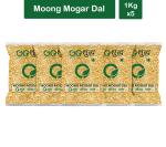 Goshudh Moong Dal 5 kg (1Kg X 5 Pack) Moong Mogar Dal