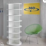 Wudcafe Natural Wood Stylish Organizer Storage Stand Shoe Rack (Brown, 9 Shelves)