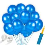 Party Propz Blue Rubber Metallic Helium Balloon Garland Kit