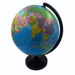 CRAFT WAFT Table TOP Large Globe in English 12 INCH Diameter Political