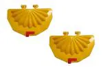 Plastic Gujiya/Gujiya Maker Mould 1 Pcs, MultiColour (Pack of 2)