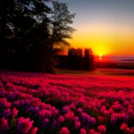 Love Creation 12x18 Size poster print for creative wall art- tropical-horizon-8179(Non Sticker)