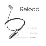 FRYSKA DK-15 Bluetooth 5.0 Neckband With Memory Card Slot Bluetooth Headset (Black) || Bluetooth Neckband||Wireless Bluetooth Neckband||Bluetooth Headset||Bluetooth Headphone||Bluetooth Earphone