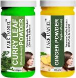 Park Daniel Pure And Natural Curry Leaf Powder And Ginger Powder, 100 G Each (Combo Of 2) |Hair Care|Dandruff Control hair Powder|Healthy Strong Hair Mask