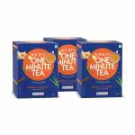 Society One Minute Tea | Masala Flavour | Made with Ginger, Clove, Black Pepper, Cinnamon | Masala Chai | Flavoured Instant Tea | 14g X 10 Sachets (140g) | Pack of 3