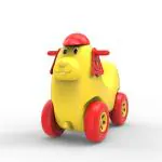 BABY BOSS Kuku Rider for Kids 1-5 Years, Rider, Ride On Toy, Kids Indoors and Outdoors Toys - Yellow