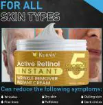 KURAIY 5 Seconds Wrinkle Remover Instant Firmly Anti Aging Moisturizing Remove Fineline Face Cream Beauty Skin Care 50G