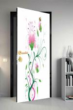 Qth Floral Dor-3768 Design Door Sticker