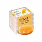 Richfeel Calendula Anti-Acne Soap | For Skin prone to Acne & Blemishes | Physician Formulated | Helps Calm & Replenish Skin | 75 g (Pack of 4)