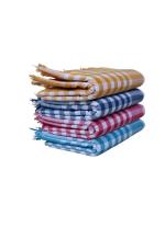 Gotla Textiles Gadwal Handloom Cotton Bathing Towels for Men & Women 36 x 72 Inch (pack of 4)